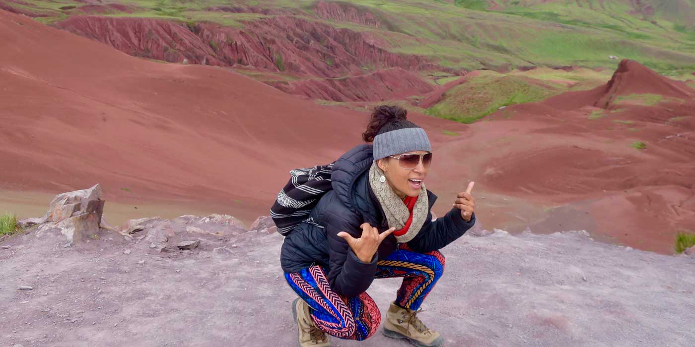 montaña de colores